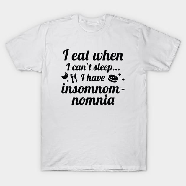 Insomnomnomia T-Shirt by LuckyFoxDesigns